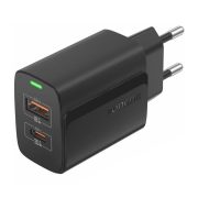 Foneng EU66 QC3.0 dupla fali gyorstöltő, 1m USB-C kábellel