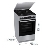 Gorenje GK5C63SH kombinált tűzhely