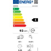 Gorenje GS642E90X mosogatógép 12 terítékes szürke