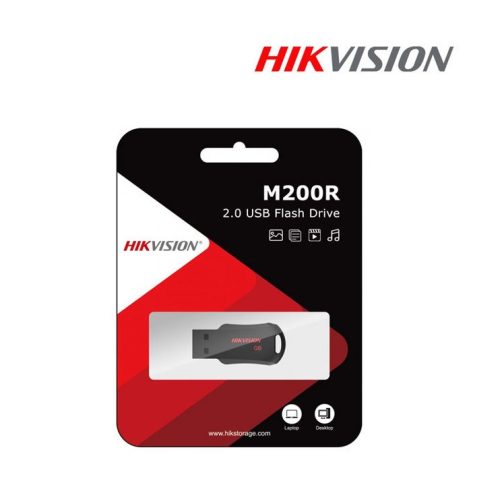 HIKSEMI Pendrive 8GB, M200R USB 2.0, piros-fekete pendrive
