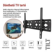 Emos KT02C dönthető, kihúzható falitartó 42"-85", 45kg