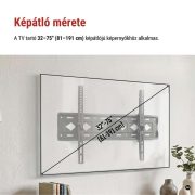 Emos KT02C dönthető, kihúzható falitartó 42"-85", 45kg