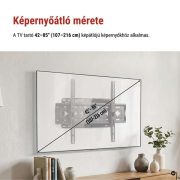 Emos KT02T dönthető falitartó 32"-75", 75kg