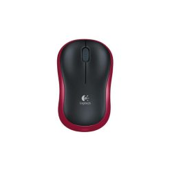 Logitech M185 Nano vezeték nélküli egér piros