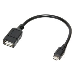 nBase Micro USB dugó - USB aljzat OTG kábel 30cm