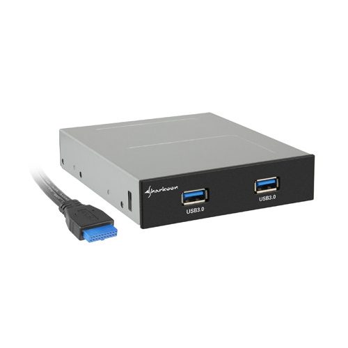 Sharkoon ModelB 2 portos USB3.0 hub 3,5" beépíthető