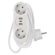   Emos P0221U hosszabbító elosztó 2xUBS-A és 1xUSB-C aljzattal, 1,5m