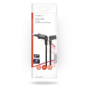 Nedis PCGP11055BK20 IEC-320-C7 tápkábel, pipa, 2m