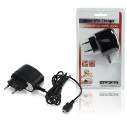 König mikro USB hálózati töltő adapter
