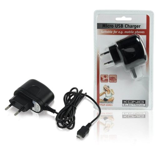 König mikro USB hálózati töltő adapter