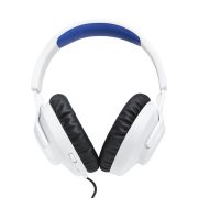 JBL Quantum 100 Gamer fejhallgató, fehér-kék