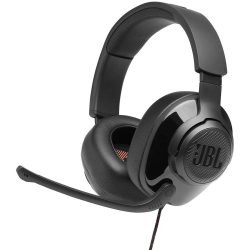 JBL Quantum 200 Gamer fejhallgató, fekete