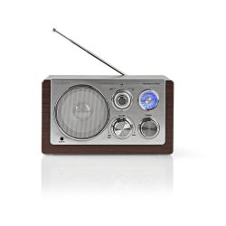 Nedis RDFM5100BN FM/AM/AUX retro rádió