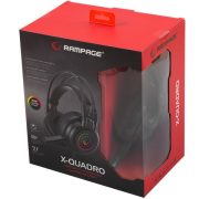 Rampage RM-K2 X-QUADRO RGB 7.1 gamer fejhallgató