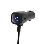 Home SAU80W 3 utas szivargyújtó elosztó, 2xUSB, voltmérővel