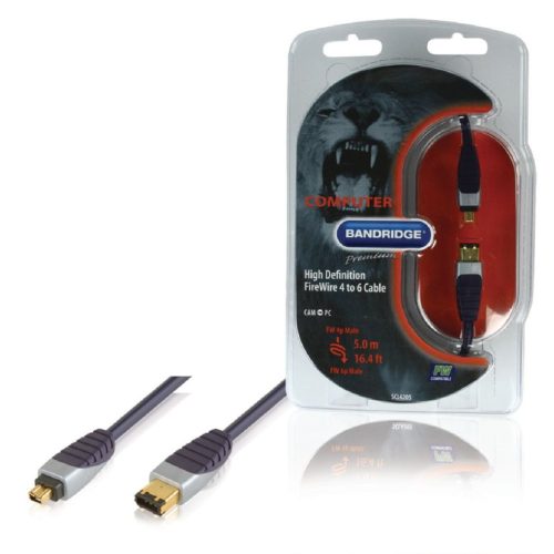 Bandridge SCL6205 Firewire 4 - Firewire 6 kábel 5m