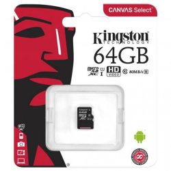 Kingston Canvas Select 64GB microSD SDXC memóriakártya