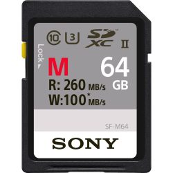   Sony SF-M64/T 64GB SDXC UHS-II class10 U3 memória kártya (260/100MB/s)