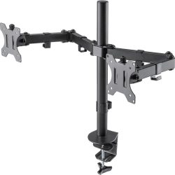 Stell SOS1120 asztali kétkaros monitor tartó
