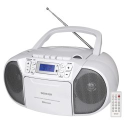   Sencor SPT3907W kazettás rádió CD, Bluetooth, Mp3, USB, Aux