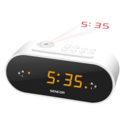 Sencor SRC3100W kivetítős órás rádió