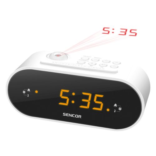 Sencor SRC3100W kivetítős órás rádió
