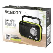 Sencor SRD210BGN hordozhartó rádió fekete-zöld