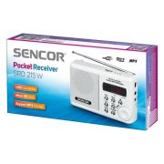 Sencor SRD215 hordozható rádió USB/MP3/Micro SD