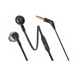 JBL T205 BLK vezetékes fülhallgató, headset, fekete