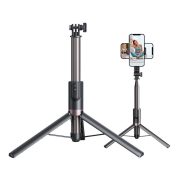   Telesin TE-RCSS-003 Selfi Stick Tripod BT távirányítóval, 1,3m