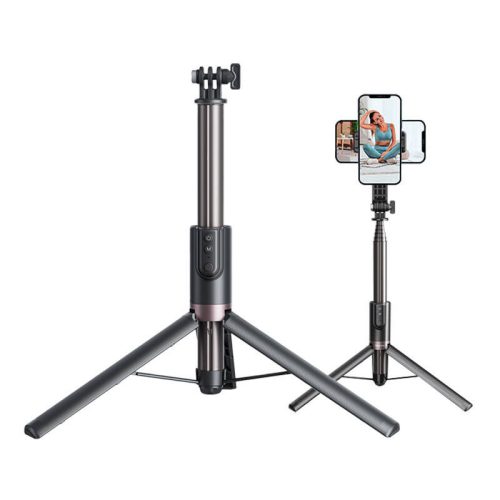 Telesin TE-RCSS-003 Selfi Stick Tripod BT távirányítóval, 1,3m