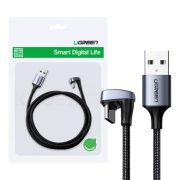 Ugreen US311 USB-A - USB-C visszaforduló (Type-C) kábel, 2m