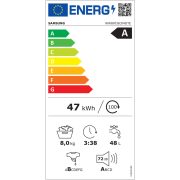 Samsung WW80CGC04DTELE  elöltöltős mosógép