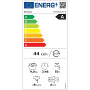 Samsung WW90DG6U85LBU4 elöltöltős mosógép fekete