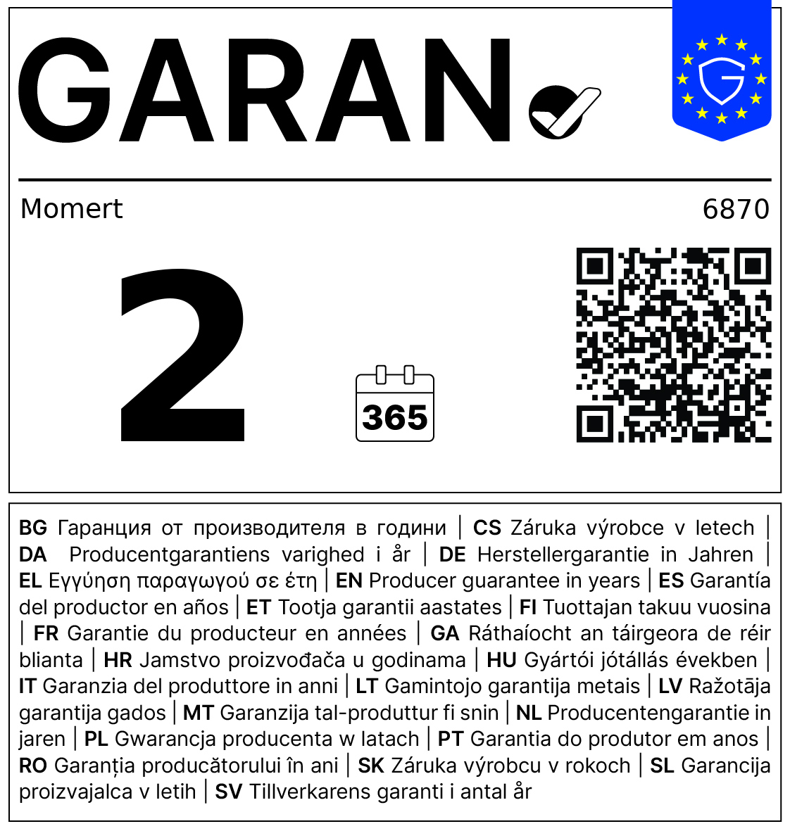Garan címke
