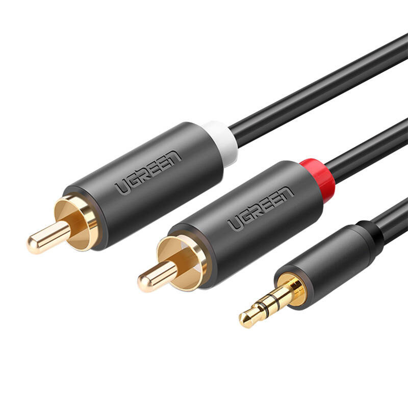 UGREEN AV102 2x RCA (Cinch) jack 3,5 mm-es kábel, 1m