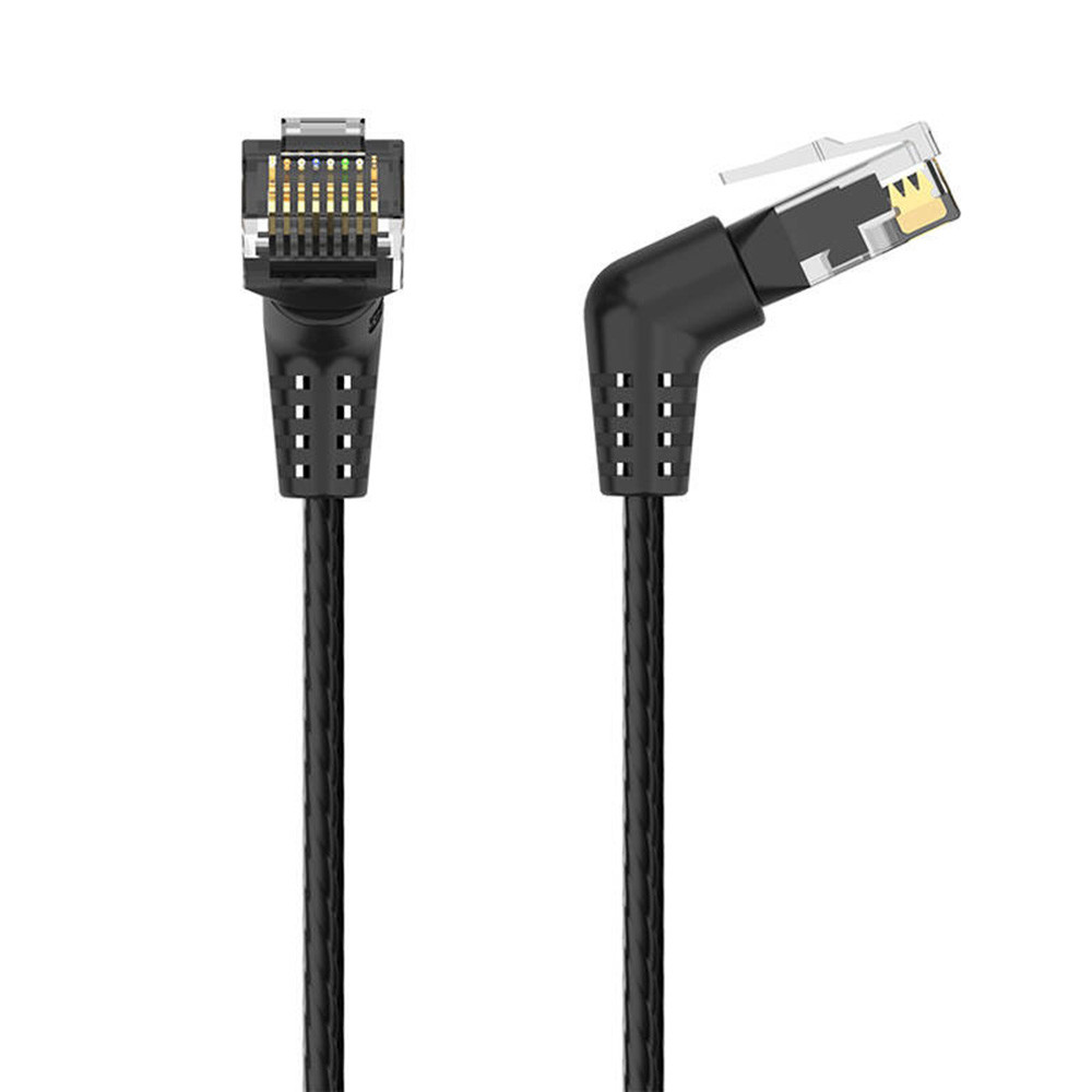 Vention cat6a ethernet (LAN) kábel, fekete, pipa, 5m Vention cat6a ethernet (LAN) kábel, fekete, pipa, 5m