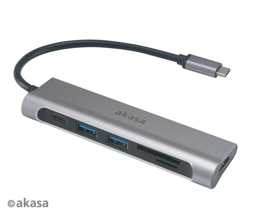 Akasa USB 3.1 Type-C 6-In-1 Dock AK-CBCA14-18BK