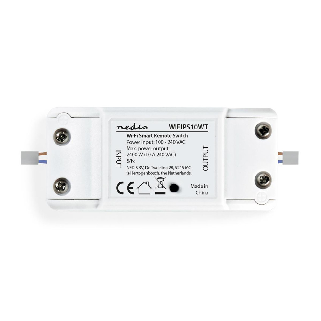 Nedis WIFIPS10WT Wi-Fi smart kapcsoló